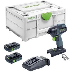 Festool TID 18 C 3,1-Plus Akku Schlagschrauber 18V 180Nm 1/4" ( 576485 ) + 2x Akku 3,1Ah + Ladegerät