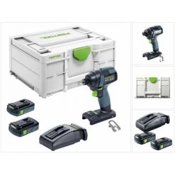 Festool TID 18 C 3,1-Plus Akku Schlagschrauber 18V 180Nm 1/4" ( 576485 ) + 2x Akku 3,1Ah + Ladegerät -Drehschlagschrauber Soldes 29451147 5