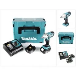 Makita DTW 190 RTJ Akku Schlagschrauber 18V 190 Nm + 2x Akkus 5,0Ah + Schnellladegerät Im Makpac 2 -Drehschlagschrauber Soldes 29981134 4