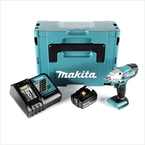 Makita DTW 190 RT1J Akku Schlagschrauber 18V 190Nm + 1x Akku 5,0Ah + Schnellladegerät Im Makpac 2 5 Makita DTW 190 RT1J Akku Schlagschrauber 18V 190Nm + 1x Akku 5,0Ah + Schnellladegerät Im Makpac 2 – Bild 3
