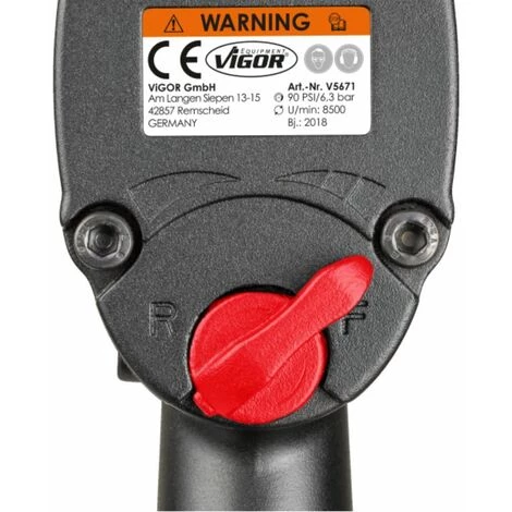 VIGOR Druckluft Schlagschrauber 1/2 Zoll Antrieb Ber. Mini V5671 · 1000 Nm · Vierkant Massiv 12.5 M 6 VIGOR Druckluft Schlagschrauber 1/2 Zoll Antrieb Ber. Mini V5671 · 1000 Nm · Vierkant Massiv 12.5 M – Bild 4