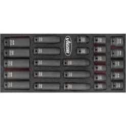 Vigor Schlagschrauber Steckschlüssel Satz - V5602