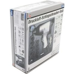 BGS Technic Druckluft-Schlagschrauber Mit Werkzeugsatz | 12,5 Mm (1/2") | 312 Nm | 16-tlg. -Drehschlagschrauber Soldes 32886396 3