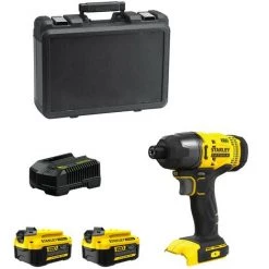 STANLEY FATMAX V20 Schlagschrauber STANLEY FatMax SFMCF800M2K (2 X 4,0 Ah + Ladegerät + Koffer)