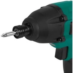 VONROC Akku-Schlagschrauber - VPower 20V – Inkl. Akku Und Schnellladegerät - 150Nm - Inkl. 2 Bits & 2 Halter -Drehschlagschrauber Soldes 37549541 3