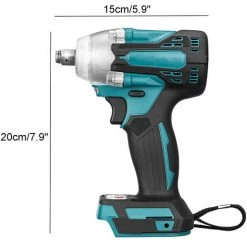 MAEREX 1tlg 520Nm Akku Schlagschrauber 1/2'' Elektrowerkzeuge Für 18V Makita 2500rpm -Drehschlagschrauber Soldes 37850015 5