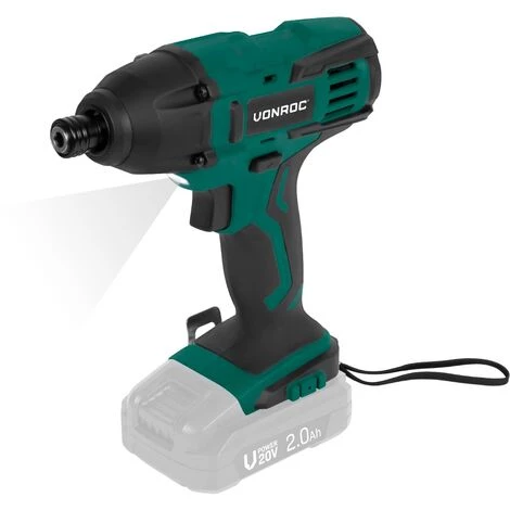 VONROC Akkuschlagschrauber 20V - 2.0Ah | Exkl. Akku Und Schnellladegerät 4 VONROC Akkuschlagschrauber 20V - 2.0Ah | Exkl. Akku Und Schnellladegerät – Bild 2