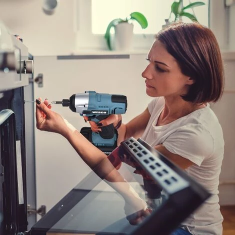 WESCOTOOLS Akku Schlagschrauber, WESCO 18V Schlagschrauber Mit 2.0Ah Akku Und Ladegerät, Motor Zum Schrauben, Bohren & Schlagbohren, Variable Geschwindigkeit Und LED-Leicht, WS2318 7 WESCOTOOLS Akku Schlagschrauber, WESCO 18V Schlagschrauber Mit 2.0Ah Akku Und Ladegerät, Motor Zum Schrauben, Bohren & Schlagbohren, Variable Geschwindigkeit Und LED-Leicht, WS2318 – Bild 5