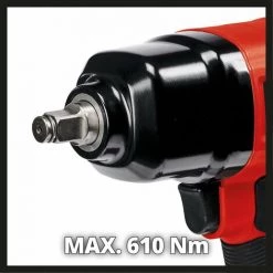 Einhell TC-PW 610 Druckluft-Schlagschrauber (Pn) Druckluftschrauber 610 Nm Rutschfester Griff 9 Einhell TC-PW 610 Druckluft-Schlagschrauber (Pn) Druckluftschrauber 610 Nm Rutschfester Griff -Drehschlagschrauber Soldes 40034900 3