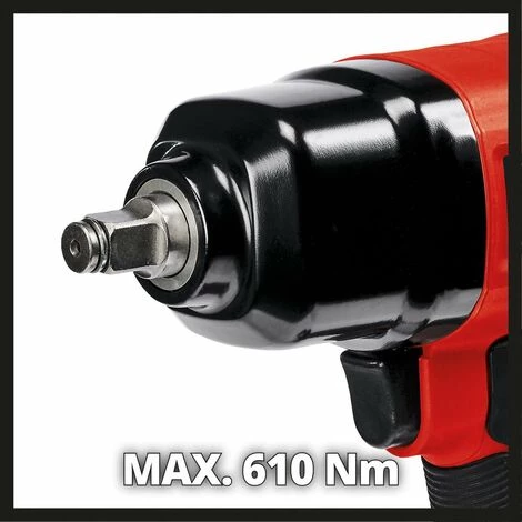 Einhell TC-PW 610 Druckluft-Schlagschrauber (Pn) Druckluftschrauber 610 Nm Rutschfester Griff 5 Einhell TC-PW 610 Druckluft-Schlagschrauber (Pn) Druckluftschrauber 610 Nm Rutschfester Griff – Bild 3