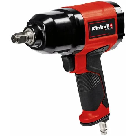 EINHELL Druckluft-Schlagschrauber (Pn) TC-PW 340 Max. Drehmoment 340 Nm Rutschfester Gummierter Griff 4 EINHELL Druckluft-Schlagschrauber (Pn) TC-PW 340 Max. Drehmoment 340 Nm Rutschfester Gummierter Griff – Bild 2