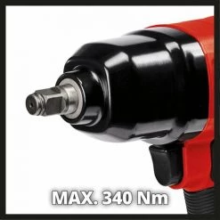 EINHELL Druckluft-Schlagschrauber (Pn) TC-PW 340 Max. Drehmoment 340 Nm Rutschfester Gummierter Griff 10 EINHELL Druckluft-Schlagschrauber (Pn) TC-PW 340 Max. Drehmoment 340 Nm Rutschfester Gummierter Griff -Drehschlagschrauber Soldes 40034997 4
