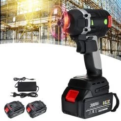 MANTA Akku Schlagschrauber Ratschen Schrauber Akkuschrauber Mit 2 Batterie Grau -Drehschlagschrauber Soldes 40342385 4