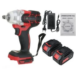 MANTA 588VF 580Nm Akku-Schlagschrauber Bürstenlos Akkuschrauber Bohrmaschine Inkl. 2 Akkus