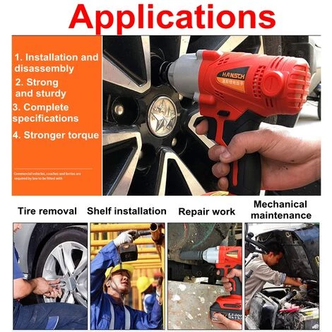 MANTA Aufladbares 1/2 "18V 520NM Schlagschrauber-Kit Für Makita-Akku 6 MANTA Aufladbares 1/2 "18V 520NM Schlagschrauber-Kit Für Makita-Akku – Bild 4