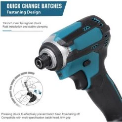 MAEREX MUSTOOL 150Nm Akku Schlagschrauber Ratschen Schrauber Akkuschrauber, Ohne Batterie + Ladegerät -Drehschlagschrauber Soldes 41018459 3