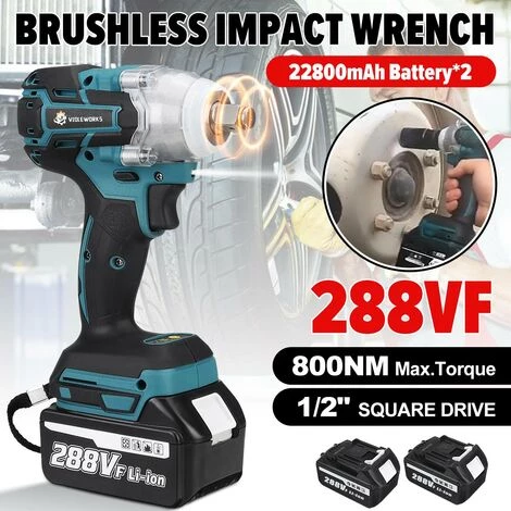 KINGSO 288V Akku Schlagschrauber Akkuschrauber Mit 2 PCS 22800mAh 7 KINGSO 288V Akku Schlagschrauber Akkuschrauber Mit 2 PCS 22800mAh – Bild 5