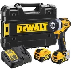 DeWALT Akku-Schlagschrauber DCF903P2-QW 3/8 Zoll 12V Inkl. 2x 5Ah Akku, Schnellladegerät, TSTAK-Box II