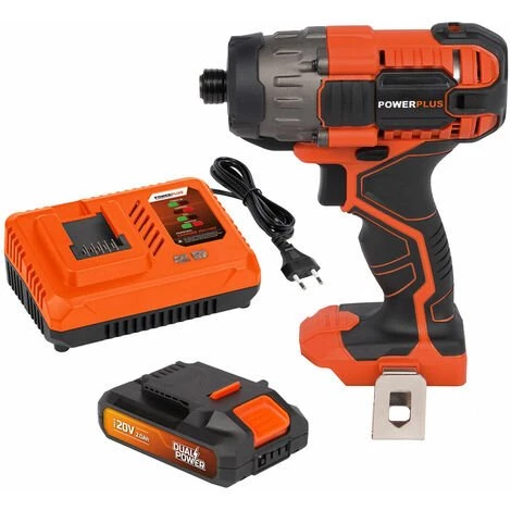 VARO Powerplus Dual Power Schlagschrauber + Ladegerät 20V/40V + Akku 20V LI-ION 3 VARO Powerplus Dual Power Schlagschrauber + Ladegerät 20V/40V + Akku 20V LI-ION