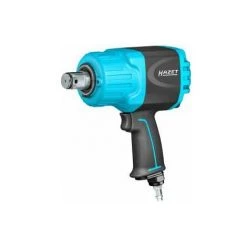 Hazet Twin Turbo Schlagschrauber, Lösemoment Maximal: 4100 Nm, Vierkant Massiv 25 Mm (1), Hochleistungs-Doppelhammer-Schlagwerk -Drehschlagschrauber Soldes 46537002 5