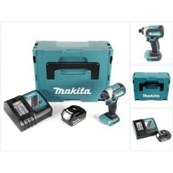 Makita DTD 153 RT1J 18 V Akku Brushless Schlagschrauber Im Makpac + 1x BL 1850 B 5,0 Ah Li-Ion Akku + 1x DC 18 RC Ladegerät -Drehschlagschrauber Soldes 49700283 4