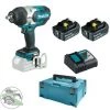 Makita Akku Schlagschrauber DTW1002RTJ 18 V + 2x Akku 5,0 Ah + DC18RC + Makpac 2 Makita Akku Schlagschrauber DTW1002RTJ 18 V + 2x Akku 5,0 Ah + DC18RC + Makpac -Drehschlagschrauber Soldes 50819720 1