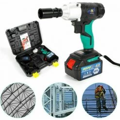 SENDERPICK 21V 1/2'' Akku Schlagschrauber Akkuschrauber Drehschlagschrauber Akku-Impulsschrauber 260Nm 3200rpm 10 SENDERPICK 21V 1/2'' Akku Schlagschrauber Akkuschrauber Drehschlagschrauber Akku-Impulsschrauber 260Nm 3200rpm -Drehschlagschrauber Soldes 51231675 4