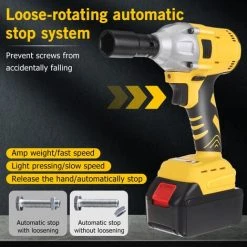 INSMA 3 IN 1 Akku Schlagschrauber 21V 530Nm Elektrischer Drehschlagschrauber +1 Akku 11 INSMA 3 IN 1 Akku Schlagschrauber 21V 530Nm Elektrischer Drehschlagschrauber +1 Akku -Drehschlagschrauber Soldes 51782399 5