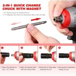 Nanwei Cordless Schlagschlüssel Kit Brushless Bohrer 1/2 & 1/4 Zoll Quick Chuck 380nm Drehmoment Schnelles Ladegerät 2x4.0A Batterievariable Geschwindigkeit Multifunktions-Impact Kit Mit 18 Zubehör Und Tragebox - Modell:EU-Stecker 2 Batterie-Luxus-Zubehör 10 Nanwei Cordless Schlagschlüssel Kit Brushless Bohrer 1/2 & 1/4 Zoll Quick Chuck 380nm Drehmoment Schnelles Ladegerät 2x4.0A Batterievariable Geschwindigkeit Multifunktions-Impact Kit Mit 18 Zubehör Und Tragebox - Modell:EU-Stecker 2 Batterie-Luxus-Zubehör -Drehschlagschrauber Soldes 55628881 4