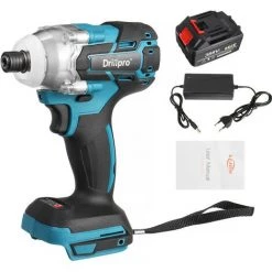 DRILLPRO Bürstenloser Akku-Schlagschrauber Wiederaufladbare 1/2-Zoll-Schraubenschlüssel Elektrowerkzeuge -Drehschlagschrauber Soldes 57134595 3