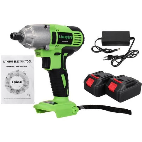 DRILLPRO Drehschlagschrauber Schlagschrauber Akku Satz 1/2'' Ratschen Set Schrauber Mit 2 Batterien 6 DRILLPRO Drehschlagschrauber Schlagschrauber Akku Satz 1/2'' Ratschen Set Schrauber Mit 2 Batterien – Bild 4