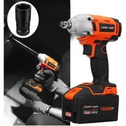 MAEREX Bürstenloser Kabelloser Elektrischer Schlagschrauber Li-Ion Akku Schraubendreher Percussion 8 MAEREX Bürstenloser Kabelloser Elektrischer Schlagschrauber Li-Ion Akku Schraubendreher Percussion -Drehschlagschrauber Soldes 57158162 3