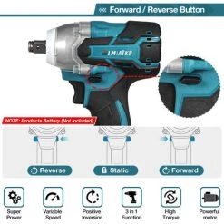 DRILLPRO 18V 588Nm Akku Schlagschrauber-LED Elektro Akkuschrauber (Nur Körper Ohne Batterie) 10 DRILLPRO 18V 588Nm Akku Schlagschrauber-LED Elektro Akkuschrauber (Nur Körper Ohne Batterie) -Drehschlagschrauber Soldes 57163064 4