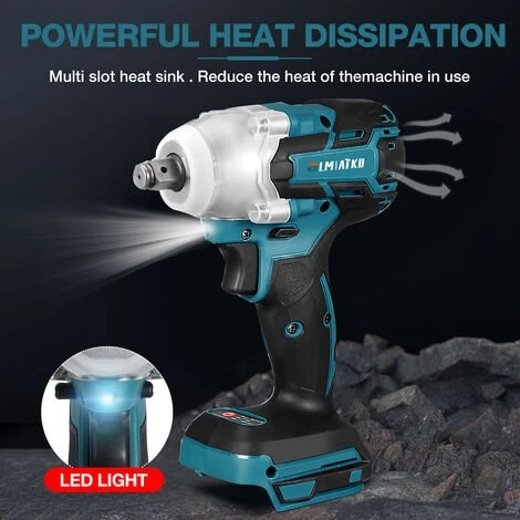 DRILLPRO 18V 588Nm Akku Schlagschrauber-LED Elektro Akkuschrauber (Nur Körper Ohne Batterie) 7 DRILLPRO 18V 588Nm Akku Schlagschrauber-LED Elektro Akkuschrauber (Nur Körper Ohne Batterie) – Bild 5