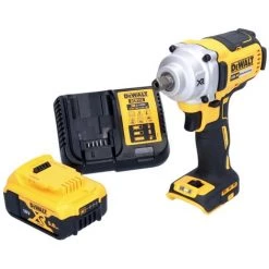 DeWalt DCF 894 P1 Akku Schlagschrauber 18 V 1/2 " 447 Nm Brushless + 1x Akku 5,0 Ah + Ladegerät -Drehschlagschrauber Soldes 57244341 2