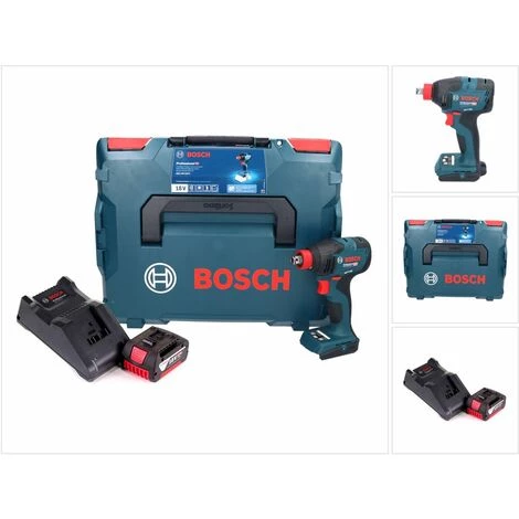 Bosch GDX 18V-210 C Professional Akku Drehschlagschrauber 18 V 210 Nm Brushless + 1x Akku 5,0 Ah + Ladegerät + Connectivity Modul + L-Boxx 3 Bosch GDX 18V-210 C Professional Akku Drehschlagschrauber 18 V 210 Nm Brushless + 1x Akku 5,0 Ah + Ladegerät + Connectivity Modul + L-Boxx