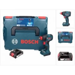 Bosch GDX 18V-210 C Professional Akku Drehschlagschrauber 18 V 210 Nm Brushless + 1x Akku 2,0 Ah + Connectivity Modul + L-Boxx - Ohne Ladegerät -Drehschlagschrauber Soldes 57883997 4