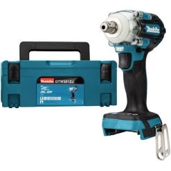 Makita DTW301ZJ Slagmoersleutel 1/2" 330Nm 18 Volt Excl. Accu's En Lader+ 5 Jaar Dealer Garantie!