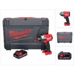 Milwaukee M18 FMTIW2F12-301X Akku Schlagschrauber 18 V 745 Nm 1/2" Brushless + 1x Akku 3,0 Ah + HD Box - Ohne Ladegerät -Drehschlagschrauber Soldes 58810622 3
