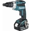 MAKITA 18V Li-Ionen 5Ah Fassadenschrauber - 2 Akkus, Ladegerät, Gehäuse - DFS251RTJ -Drehschlagschrauber Soldes 59108834 1