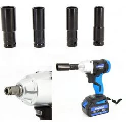 DAY PLUS 3 In 1 Akku Schlagschrauber 1/2 Zoll & 420Nm Drehmoment Akku Bohrschrauber & Akkuschrauber Mit 6.0 Ah Akku, LED-Arbeitslicht, 18V Akku Drehschlagschrauber Mit Koffer Und 16pcs Zubehör -Drehschlagschrauber Soldes 59312696 5