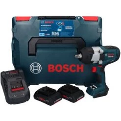 Bosch GDS 18V-1000 Professional Akku Drehschlagschrauber 18 V 1000 Nm BITURBO Brushless + 2x ProCORE Akku 4,0 Ah + Ladegerät + L-Boxx -Drehschlagschrauber Soldes 59585419 3