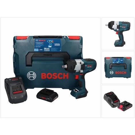Bosch GDS 18V-1000 Professional Akku Drehschlagschrauber 18 V 1000 Nm BITURBO Brushless + 1x ProCORE Akku 4,0 Ah + Ladegerät + L-Boxx 6 Bosch GDS 18V-1000 Professional Akku Drehschlagschrauber 18 V 1000 Nm BITURBO Brushless + 1x ProCORE Akku 4,0 Ah + Ladegerät + L-Boxx – Bild 4