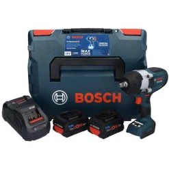 Bosch GDS 18V-1000 C Professional Akku Drehschlagschrauber 18 V 1000 Nm BITURBO Brushless + 2x ProCORE Akku 5,5 Ah + Ladegerät + GCY 42 Bluetooth Modul + L-Boxx -Drehschlagschrauber Soldes 60131700 2
