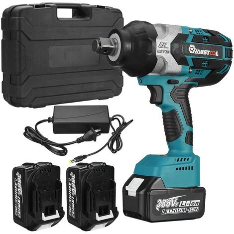 MUSTOOL Akku Schlagschrauber 2200Nm 18V Ratschen Schrauber Kompatibel Mit 2 Batterien 6 MUSTOOL Akku Schlagschrauber 2200Nm 18V Ratschen Schrauber Kompatibel Mit 2 Batterien – Bild 4