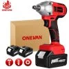 ONEVAN Akku-Schlagschrauber, 800n. M, Bürstenloser Schraubenschlüssel, 1/2 Zoll Li-Ion Akku, Für Makita 18V Akku, Für Autoreifen - Mit 2 Akkus 1 ONEVAN Akku-Schlagschrauber, 800n. M, Bürstenloser Schraubenschlüssel, 1/2 Zoll Li-Ion Akku, Für Makita 18V Akku, Für Autoreifen - Mit 2 Akkus -Drehschlagschrauber Soldes 63595142 1