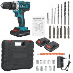 MOHOO 350 Nm Akku-Bohrhammer/Schlagschrauber Mit 2 Akkus 11 MOHOO 350 Nm Akku-Bohrhammer/Schlagschrauber Mit 2 Akkus -Drehschlagschrauber Soldes 63729822 5