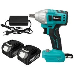 MUSTOOL Akku-Schlagschrauber Ratschen Schrauber Akku & Stecknüsse 2 Akkus -Drehschlagschrauber Soldes 63729826 4