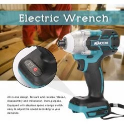 LIFCAUSAL 18V Akku-Schlagschrauber Schraubendreher Bürstenloser Motor Elektrischer Schraubenschlüssel Mit Hohem Drehmoment -Drehschlagschrauber Soldes 63813032 2