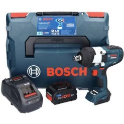 Bosch GDS 18V-1050 H  Akku Drehschlagschrauber 18 V 1050 Nm 3/4" Biturbo Brushless + 1x ProCORE Akku 5,5 Ah + Ladegerät + L-Boxx -Drehschlagschrauber Soldes 64512385 2